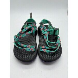 Chaco GIRLS Size 11 ZX1 Ecotread Mint Leaf Sports Sandal Green Purple